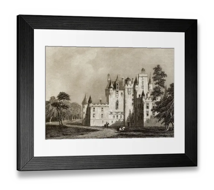 Framed Print : Doune Castle, Doune, im Bezirk Stirling in Zentralschottland