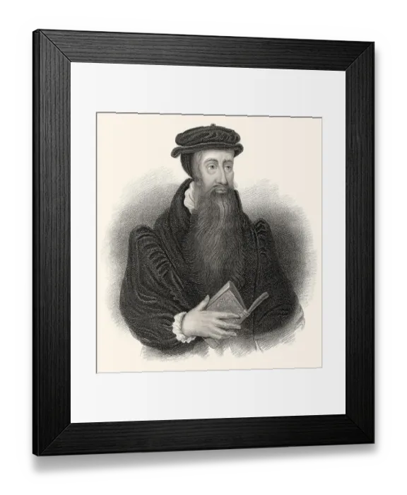 Framed Print : John Knox, ca. 1514-1572, schottischer Geistlicher Framed Print : John Knox, ca. 1514-1572, schottischer Geistlicher