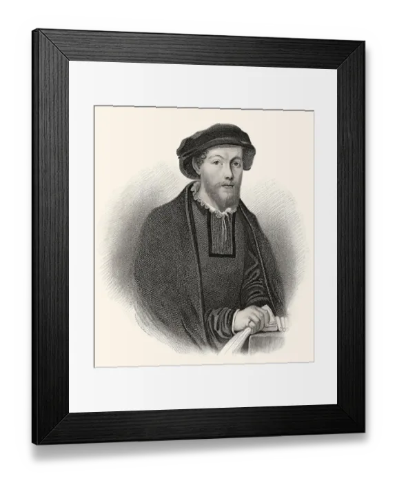Framed Print : George Wishart, ca. 1513-1546, schottischer Religionsreformer und protestantischer Maertyrer