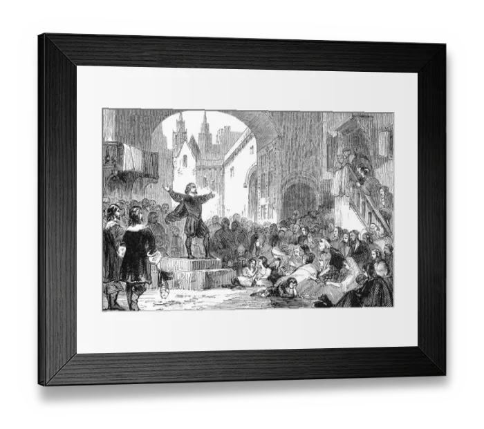 Framed Print : George Wishart, c. 1513-1546, a Scottish religious reformer