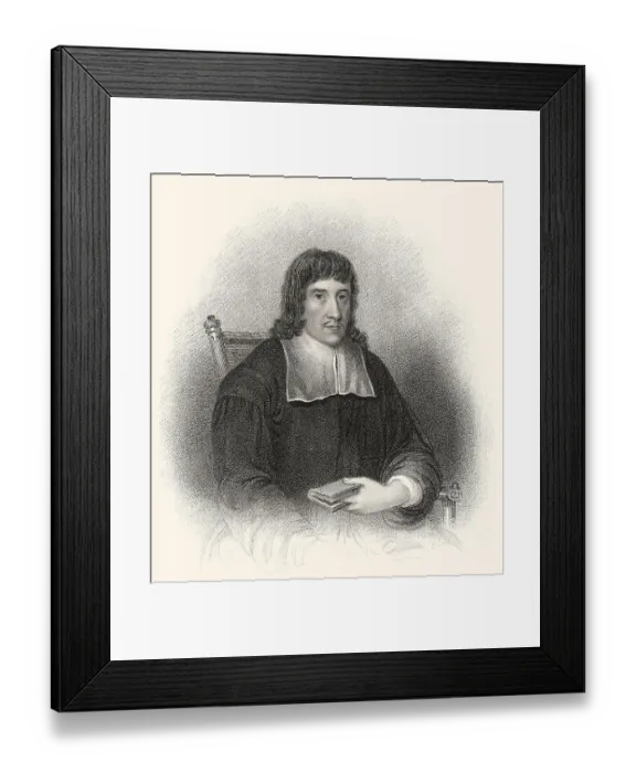 Framed Print : James Guthrie, 1612-1661, ein schottischer presbyterianischer Geistlicher