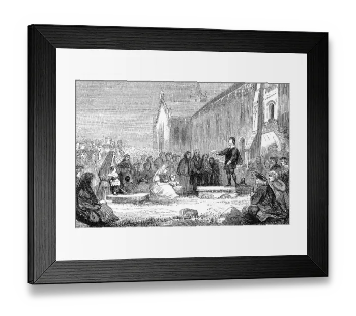 Framed Print : John Henry Livingston, of Ancrum