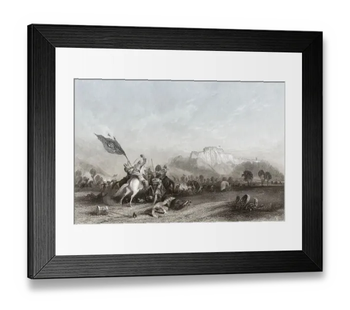 Framed Print : The Battle of Sauchieburn on 11 June 1488 Framed Print : The Battle of Sauchieburn on 11 June 1488