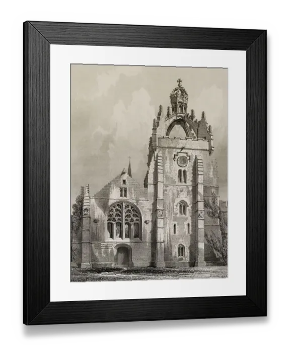 Framed Print : Chapel's Crown Tower, The University and King's College Framed Print : Chapel's Crown Tower, The University and King's College