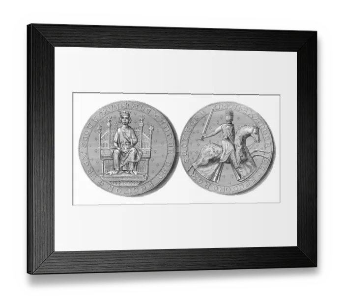 Framed Print : Siegel von Alexander III. 1241 - 1286 Framed Print : Siegel von Alexander III. 1241 - 1286