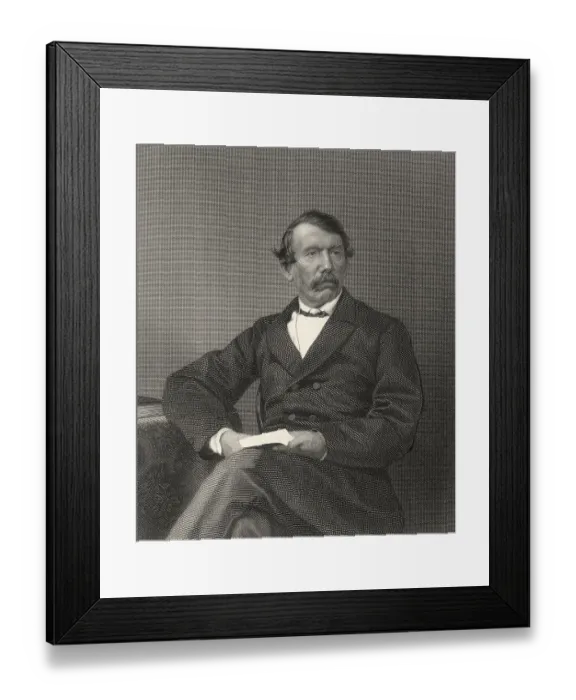 Framed Print : David Livingstone, 1813 - 1873 Framed Print : David Livingstone, 1813 - 1873