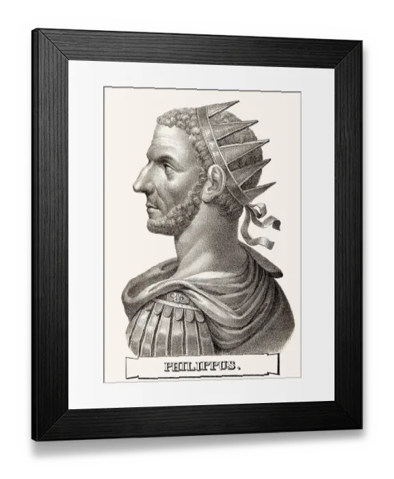 Framed Print : Marcus Julius Philippus, Philipp der Araber Framed Print : Marcus Julius Philippus, Philipp der Araber