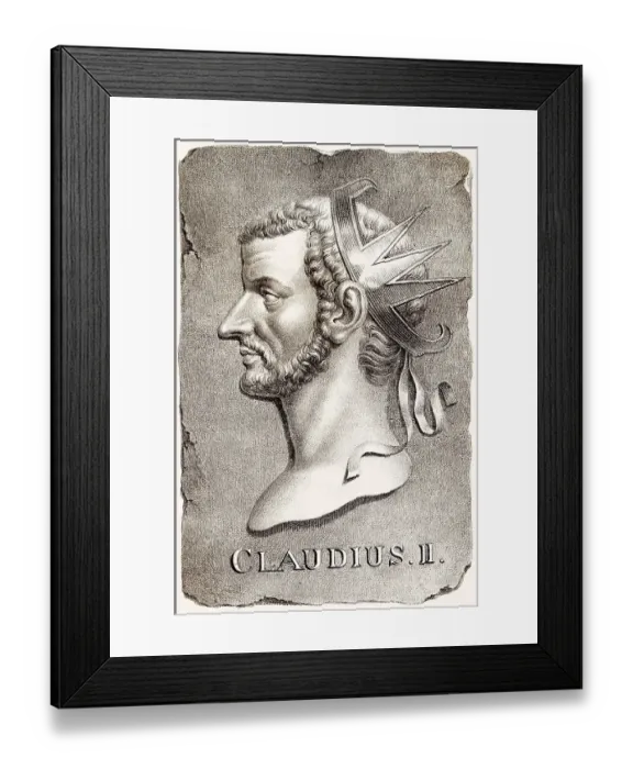 Framed Print : Claudius II oder Claudius Gothicus Framed Print : Claudius II oder Claudius Gothicus