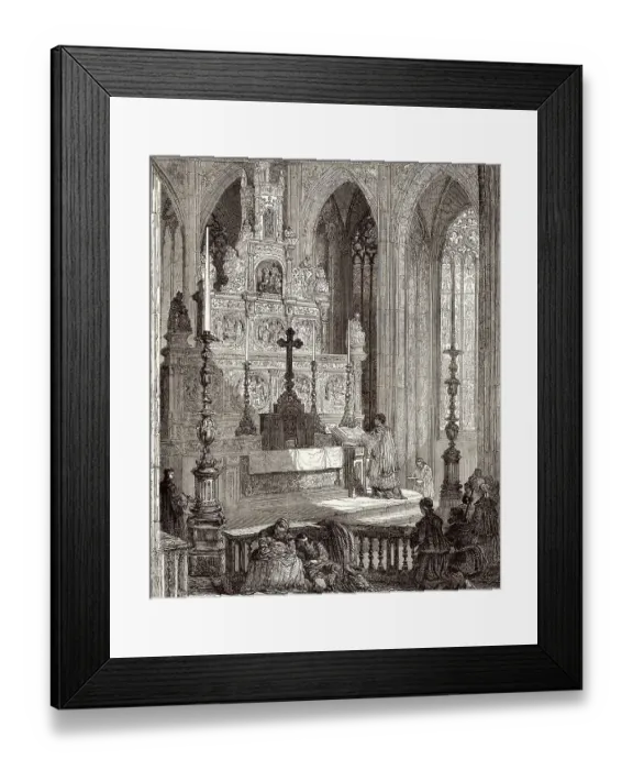 Framed Print : St Martin Church, Halle, Belgium, Europe