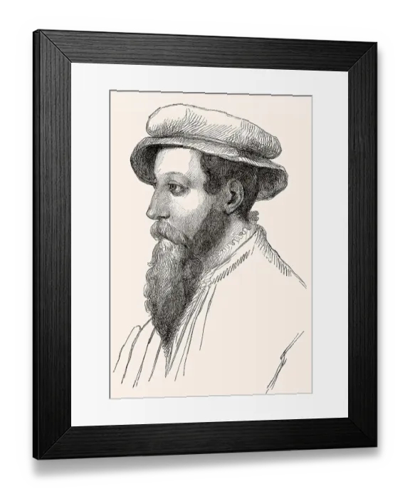 Framed Print : Jacques du Fouilloux, 1519-1580