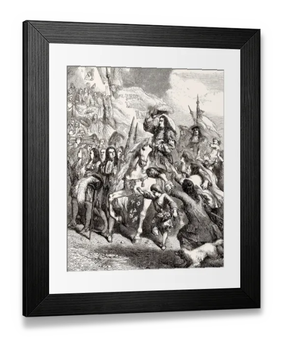 Framed Print : Wilhelm III. 1650-1702, Prinz von Oranien Framed Print : Wilhelm III. 1650-1702, Prinz von Oranien