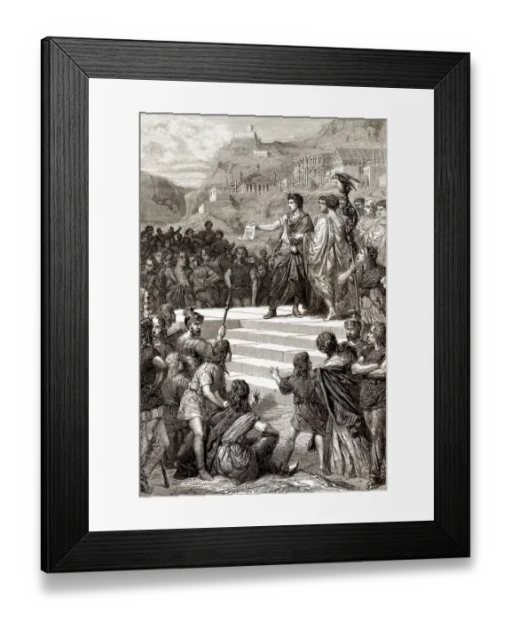 Framed Print : Roemischer Kaiser Claudius oder Tiberius Claudius Caesar Augustus Germanicus Framed Print : Roemischer Kaiser Claudius oder Tiberius Claudius Caesar Augustus Germanicus