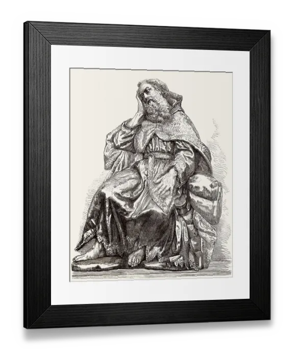 Framed Print : Elias, Eliyahu, Elias Elie, ein Prophet und Wundertaeter