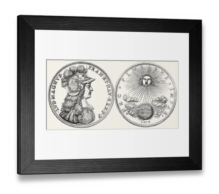 Framed Print : Ludwig XIV. 1638-1715, Ludwig der Grosse