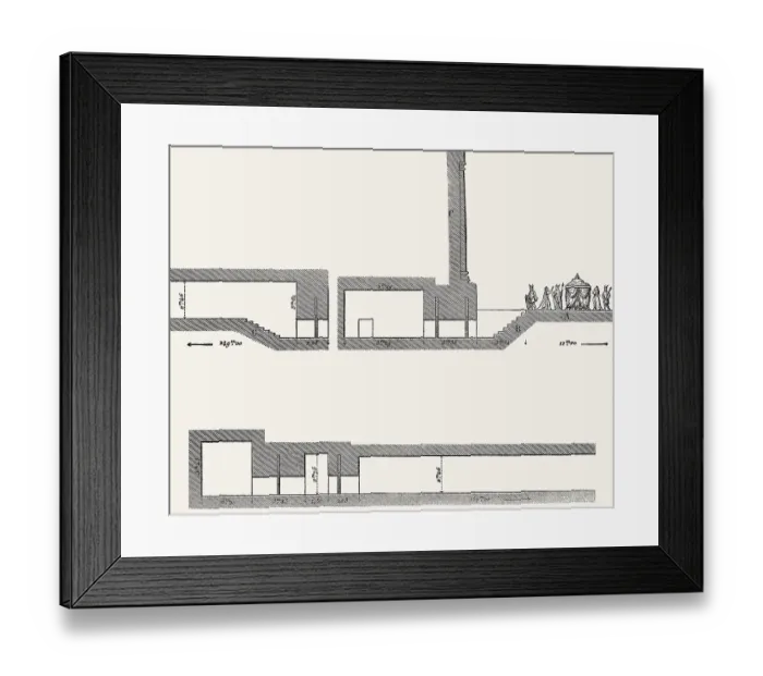 Framed Print : Rekonstruktion von Madghacen oder Medracen Framed Print : Rekonstruktion von Madghacen oder Medracen