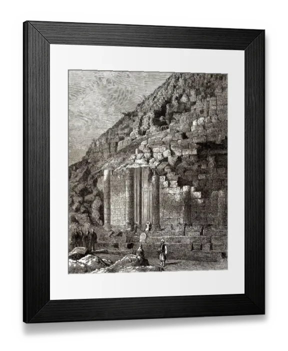 Framed Print : Madghacen oder Medracen, ein koeniglicher Mausoleum-Tempel der numidischen Berberkoenige Framed Print : Madghacen oder Medracen, ein koeniglicher Mausoleum-Tempel der numidischen Berberkoenige