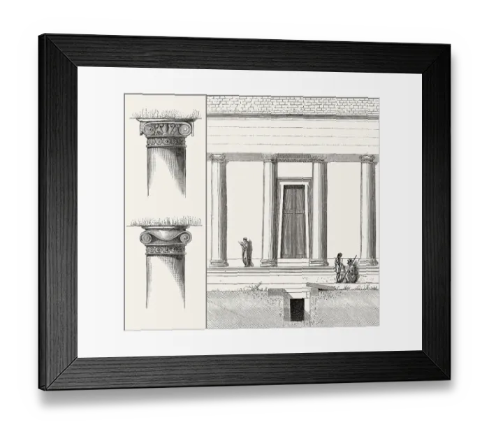 Framed Print : Rekonstruktion von Madghacen oder Medracen Framed Print : Rekonstruktion von Madghacen oder Medracen