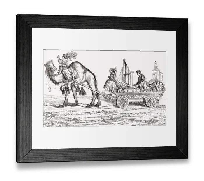 Framed Print : Paul Hofhaimer, 1459-1537, ein oesterreichischer Organist und Komponist auf einem Wagen mit Orgelpositiv Framed Print : Paul Hofhaimer, 1459-1537, ein oesterreichischer Organist und Komponist auf einem Wagen mit Orgelpositiv