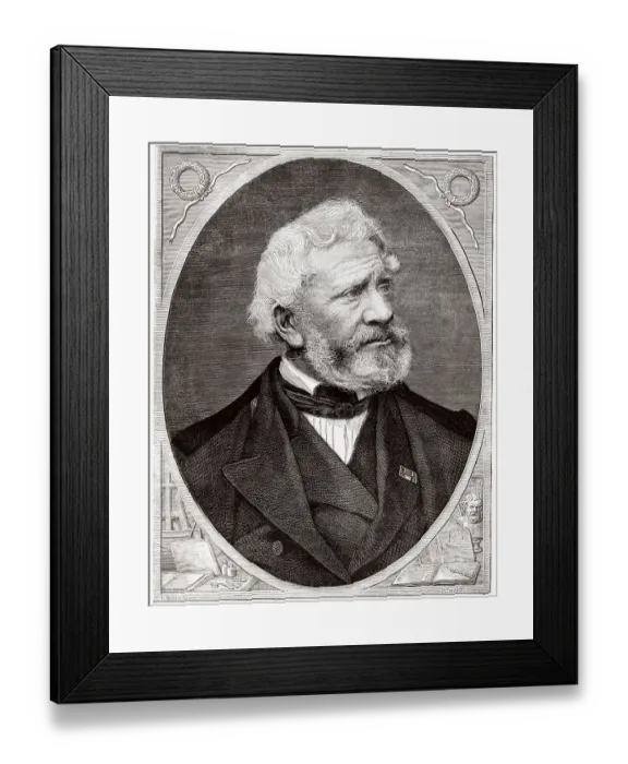 Framed Print : Francois Forster, 1790-1872, franzoesischer Kupferstecher