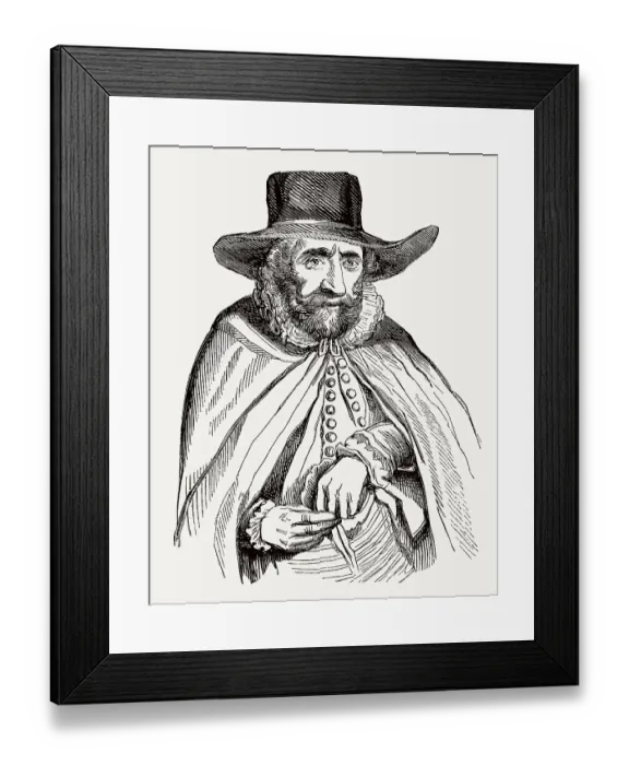 Framed Print : Thomas Hobson, ca. 1544-1631, ein englischer Spediteur Framed Print : Thomas Hobson, ca. 1544-1631, ein englischer Spediteur