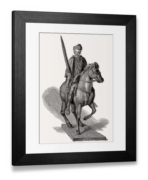 Framed Print : Charlemagne, Charles the Great or Carolus Magnus