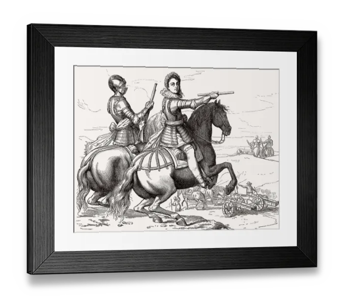 Framed Print : Ludwig XIII. 1601-1643, Koenig von Frankreich