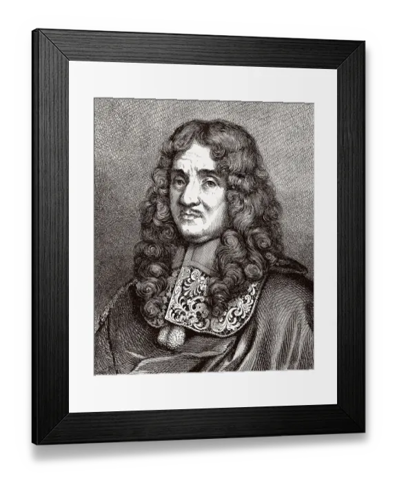 Framed Print : Pierre-Paul Riquet, Baron de Bonrepos