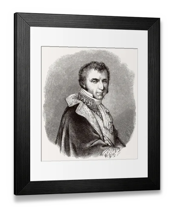 Framed Print : Nicolas Francois, Graf Mollien Framed Print : Nicolas Francois, Graf Mollien