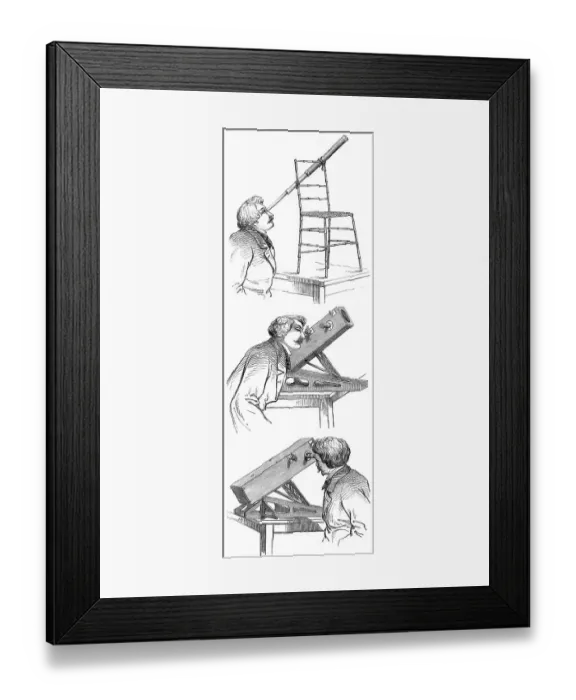 Framed Print : Astronomische Sternwarte, 19. Jahrhundert