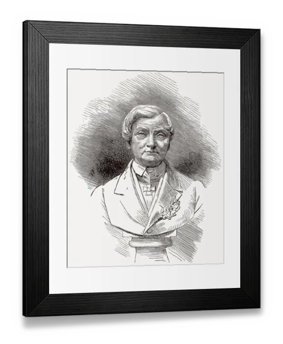 Framed Print : Arcisse de Caumont, 1801-1873, franzoesischer Historiker und Archaeologe Framed Print : Arcisse de Caumont, 1801-1873, franzoesischer Historiker und Archaeologe
