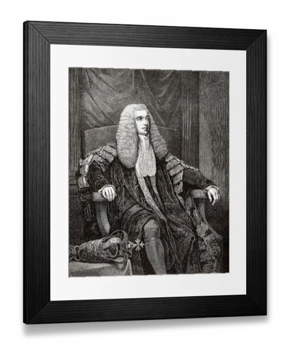 Framed Print : Charles Abbot, 1. Baron Colchester