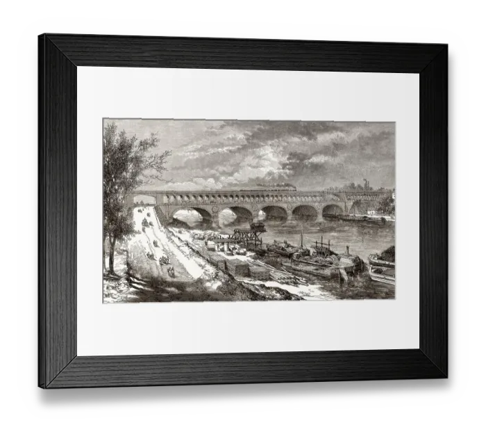 Framed Print : La porte du Point-du-Jour, Paris Framed Print : La porte du Point-du-Jour, Paris