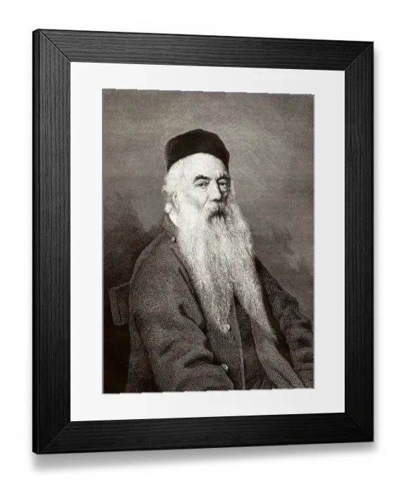 Framed Print : Francois Rude, 1784-1855, franzoesischer Bildhauer