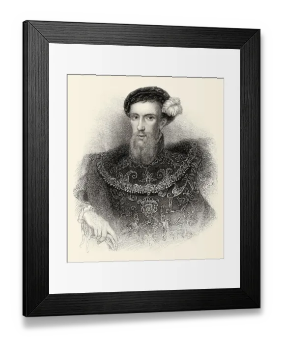 Framed Print : Henry Howard, Graf von Surrey, 1516 - 1547