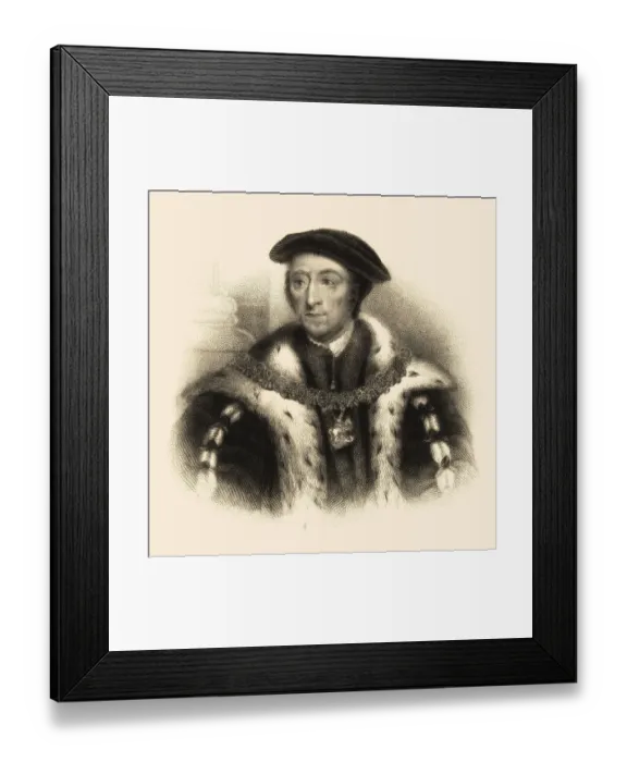 Framed Print : Thomas Howard, 3. Herzog von Norfolk