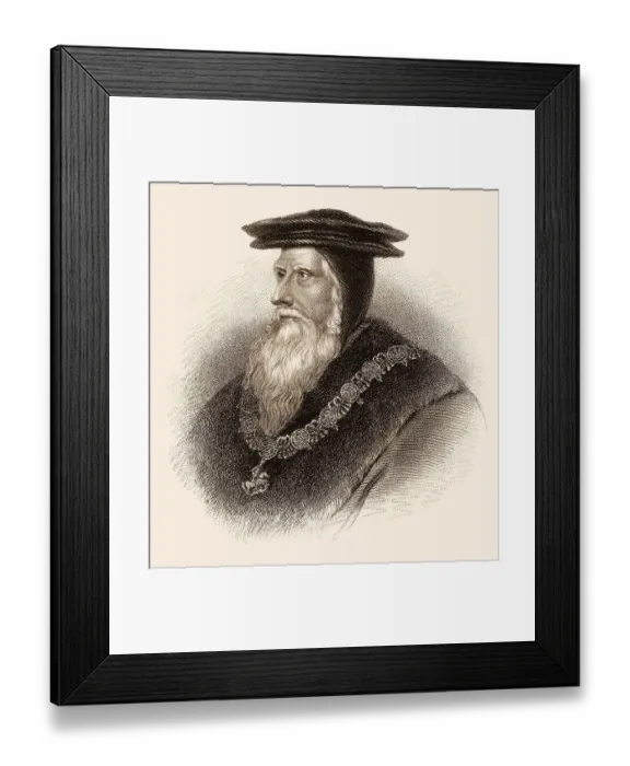 Framed Print : John Russell, 1. Earl of Bedfordc Framed Print : John Russell, 1. Earl of Bedfordc