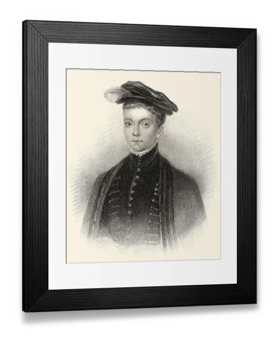 Framed Print : Henry Stewart oder Stuart, Herzog von Albany Framed Print : Henry Stewart oder Stuart, Herzog von Albany