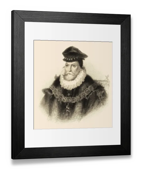 Framed Print : Edward Fiennes de Clinton, 1. Earl of Lincoln