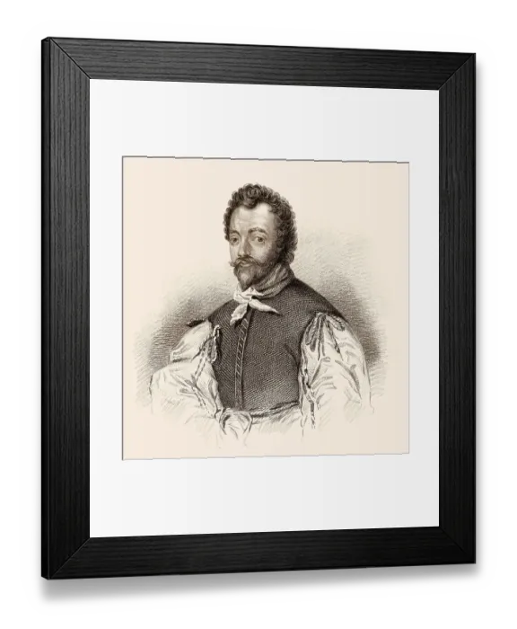 Framed Print : Sir Francis Drake, ca. 1540-1596