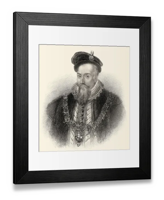Framed Print : Robert Dudley, 1. Earl of Leicester