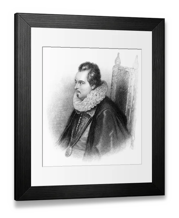 Framed Print : Charles Blount, 8. Baron Mountjoy und 1