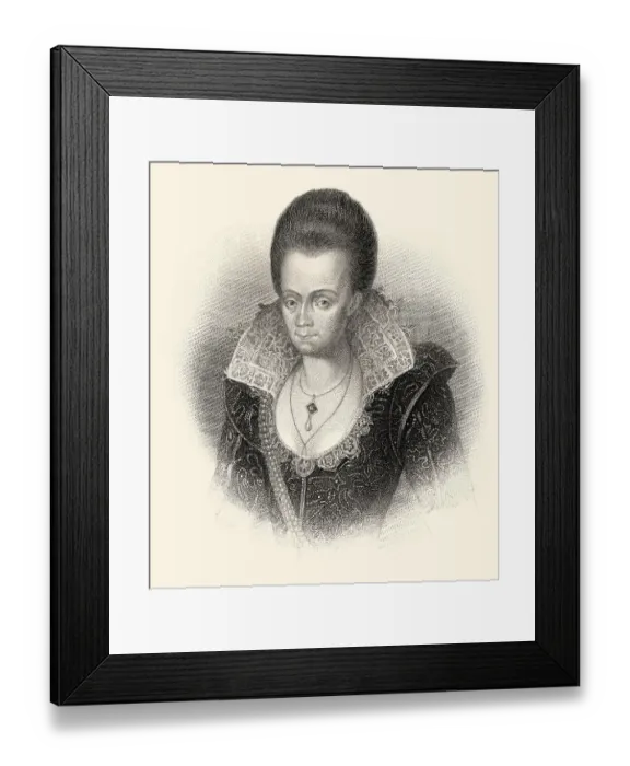 Framed Print : Lady Arbella Stuart or Arabella Stewart Framed Print : Lady Arbella Stuart or Arabella Stewart