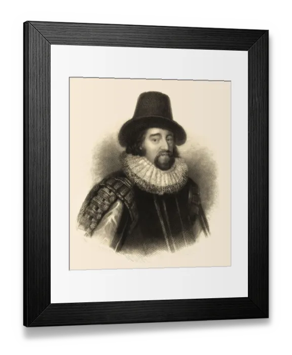 Framed Print : Francis Bacon oder Baron Baco of Verulam Framed Print : Francis Bacon oder Baron Baco of Verulam