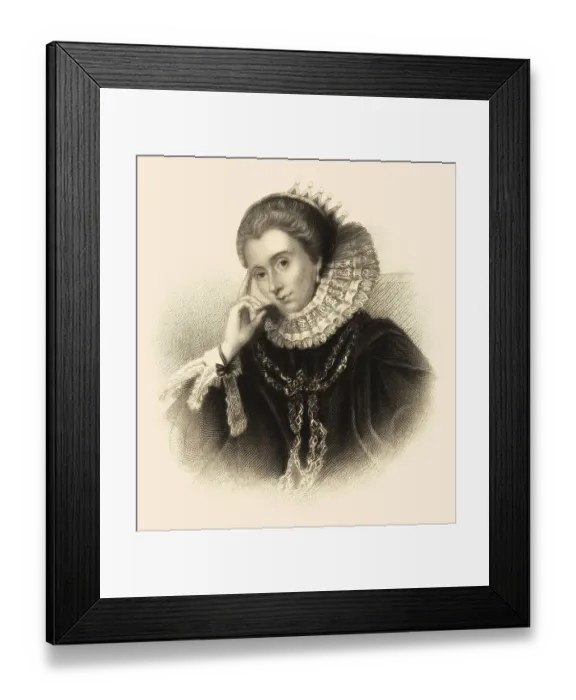 Framed Print : Lucy Russell, Graefin von Bedford