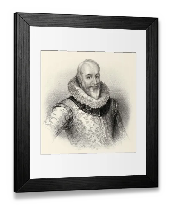 Framed Print : Sir George Carew, 1. Earl of Totnes