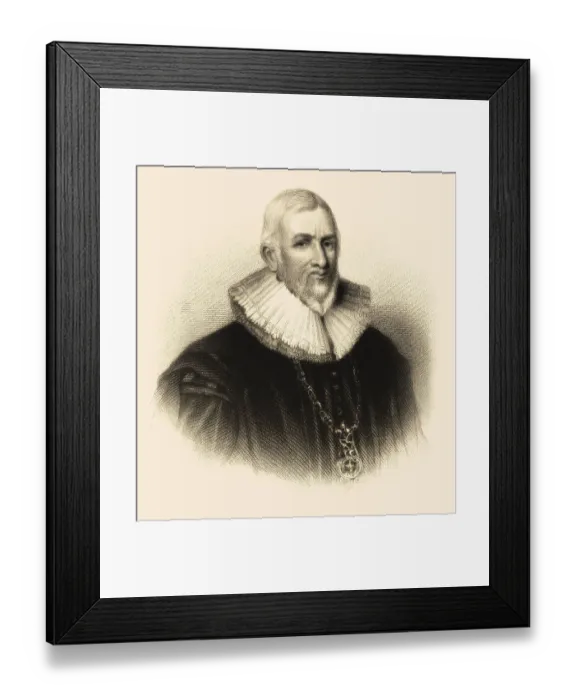 Framed Print : Sir Hugh Myddelton oder Middleton, 1