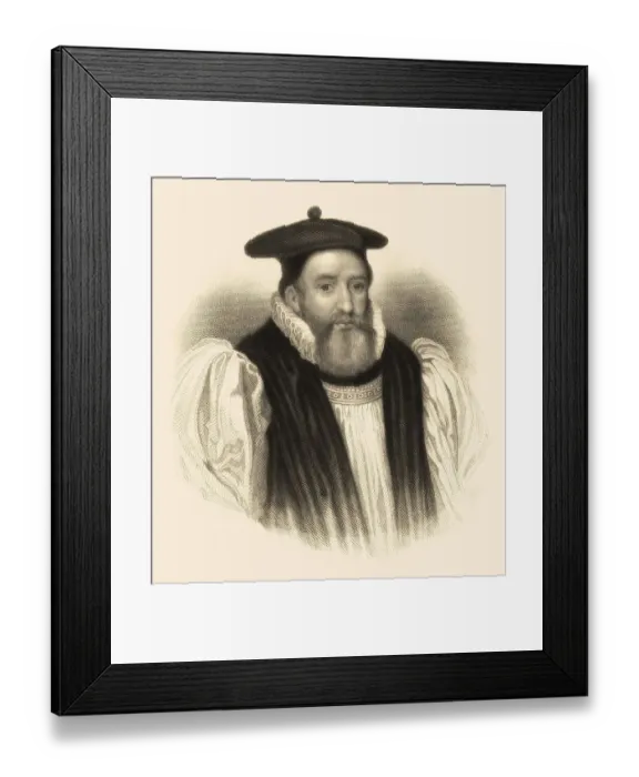 Framed Print : George Abbot, 1562-1633, englischer Geistlicher
