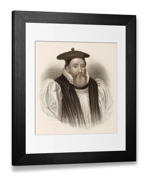 Framed Print : George Abbot, 1562-1633, englischer Geistlicher Framed Print : George Abbot, 1562-1633, englischer Geistlicher