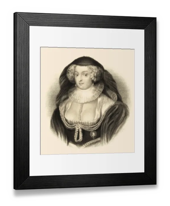 Framed Print : Lady Frances Stewart, Herzogin von Richmond und Lennox