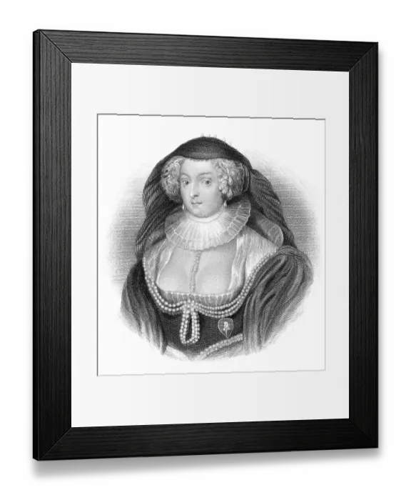 Framed Print : Lady Frances Stewart, Herzogin von Richmond und Lennox